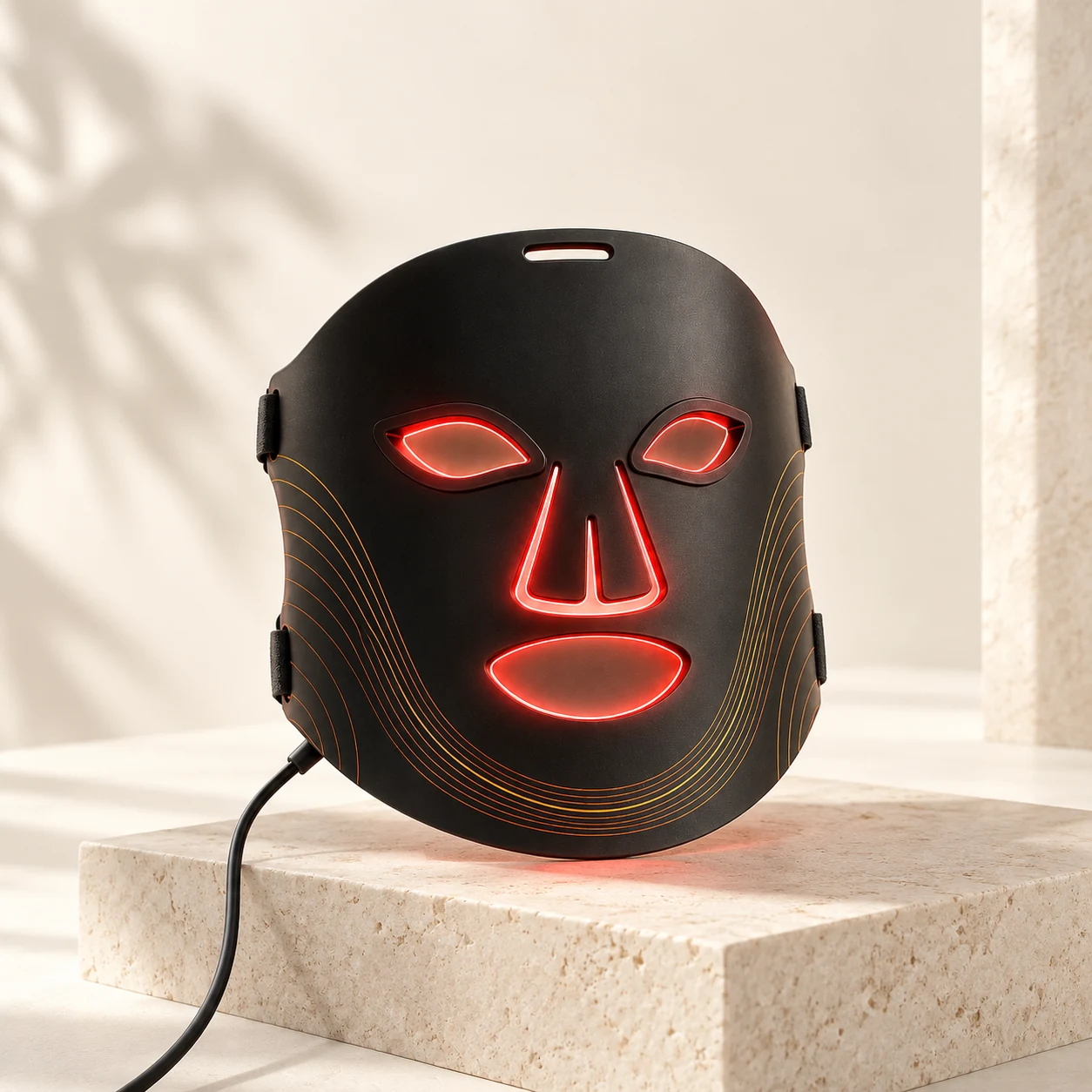 BeautyTech LumaMask 7 LED face mask for a skincare routine focused on fine lines and firmness